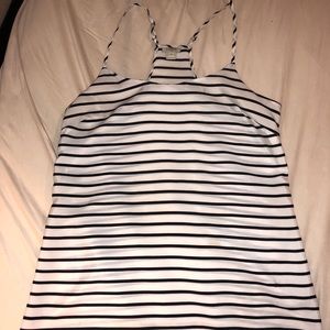 Striped jcrew tank